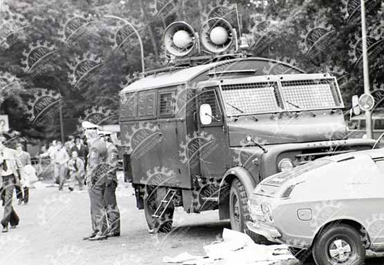 Alemania 1974 - Camión con altavoces